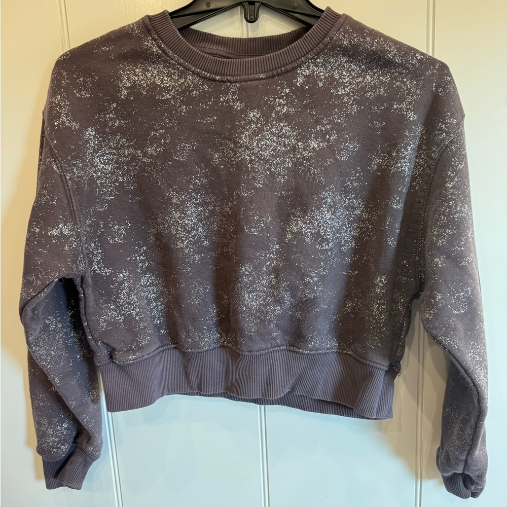 Women's Purple Speckled Top